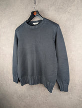 St Michael Jumper Mens Medium M Grey Knitted Vintage